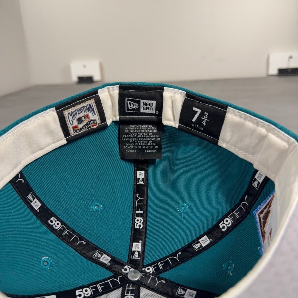 Hat Club Colorado Rockies New Era Cap 7 3/4 Utah Jazz Crossover Teal Blue Purple - Picture 7 of 7